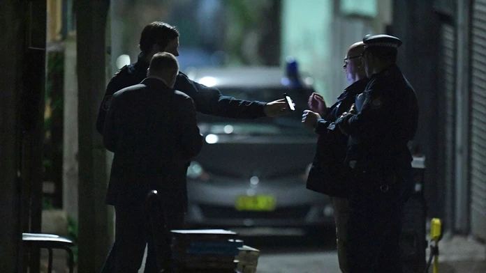 Protiteroristická razia v Sydney.
