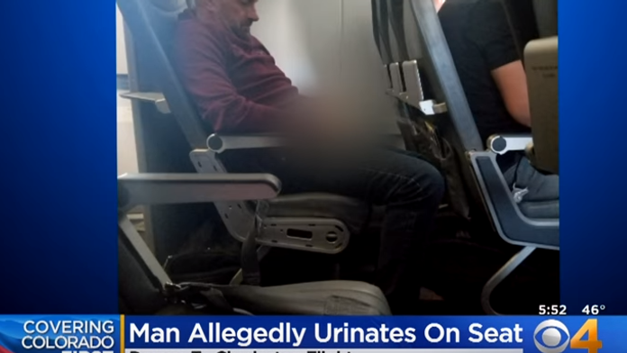 Snímku močiaceho pasažiera odvysielala aj televízia CBS Denver. 