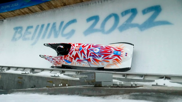 Viktória Čerňanská v úvodnej olympijskej jazde.