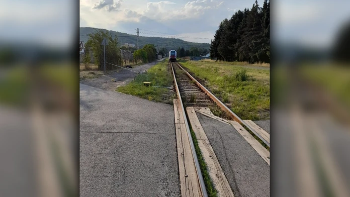 Záber železničnej trate