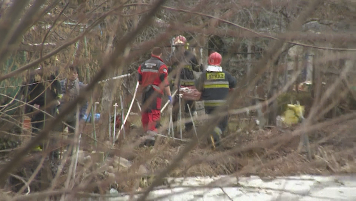 Záchranári na mieste tragédie