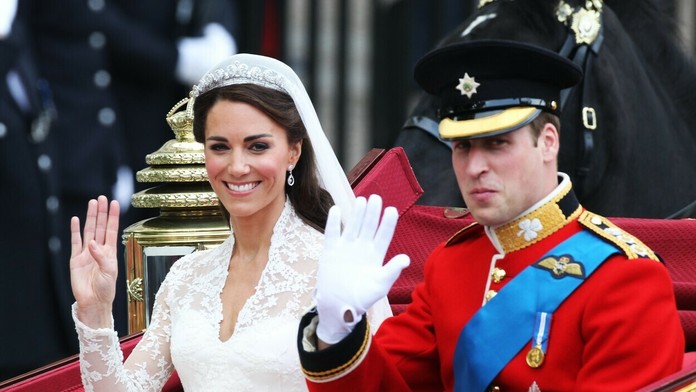 Kate a William na svadbe 29.4. 2011