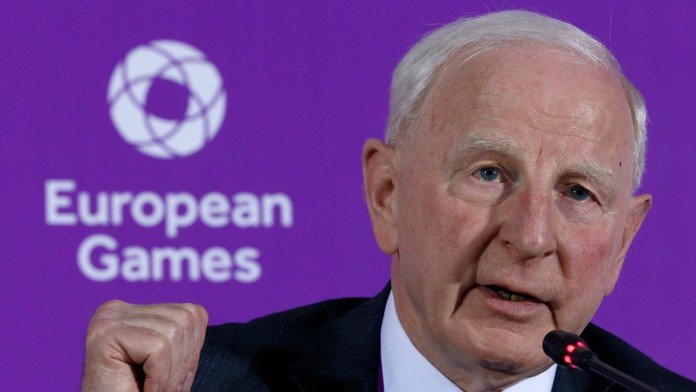 Patrick Hickey, šéf Európskych olympijských výborov. 