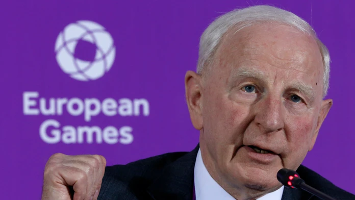 Patrick Hickey, šéf Európskych olympijských výborov. 