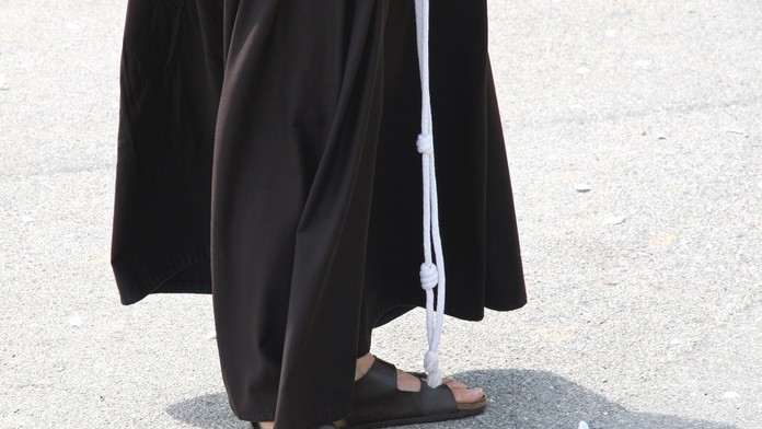 Františkánsky mních - ilustračná snímka.