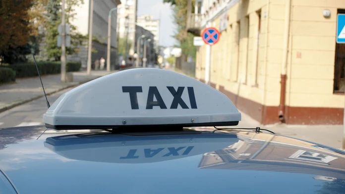 Taxi. Ilustračná snímka.