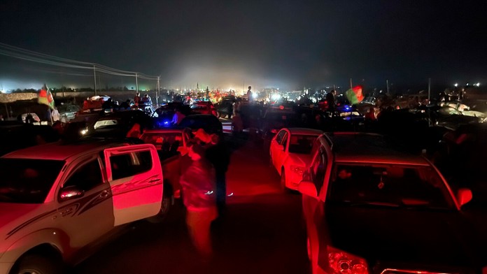 Zablokované letisko v Khábule.