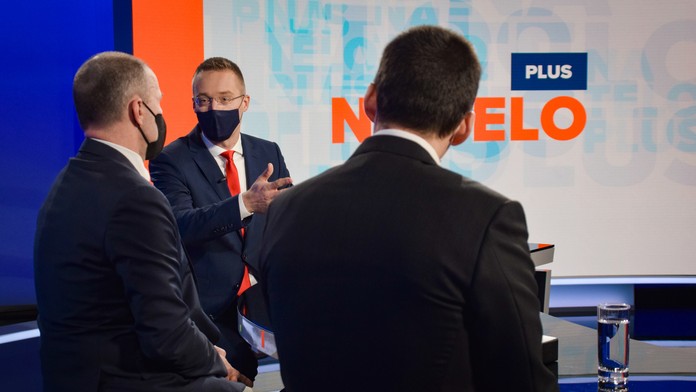 Štefan Hamran a Peter Kovařík pred vysielaním.