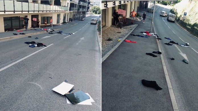 Žena v Nitre z okna vyhadzovala veci svojho priateľa