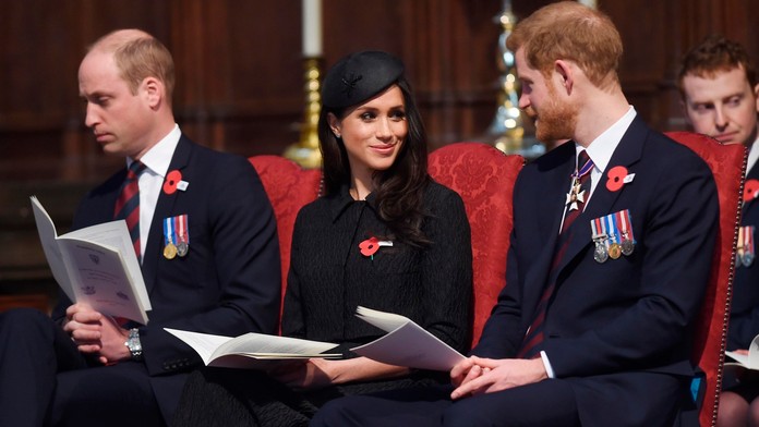 Princ William, Meghan Markle a princ Harry.