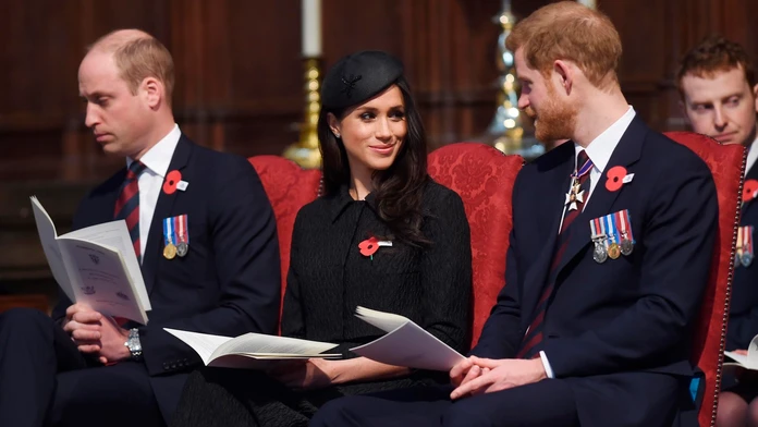 Princ William, Meghan Markle a princ Harry.