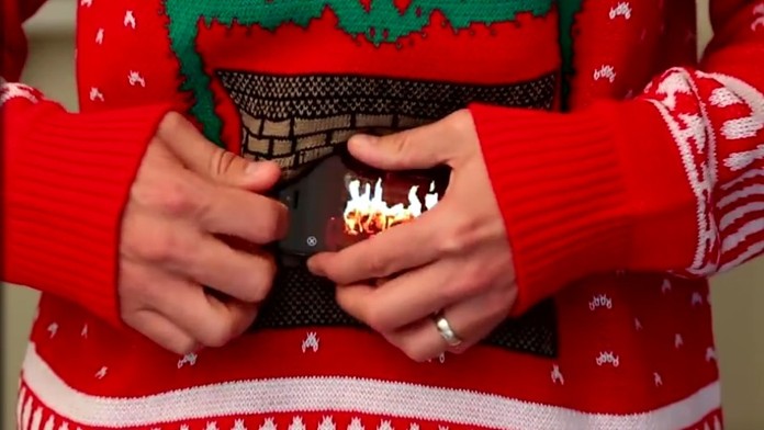 Originálny sveter s vianočným motívom