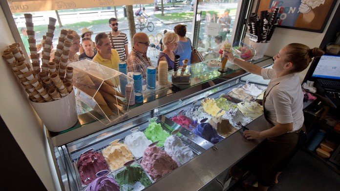 Predaj zmrzliny (ilustračná snímka)