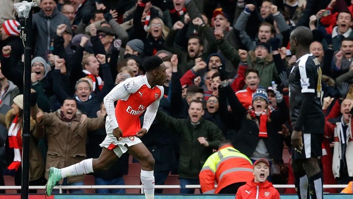Futbalista Arsenalu Londýn Danny Welbeck.