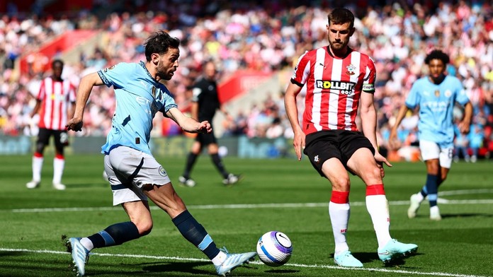 Nepomohol ani uzdravený Haaland, Man City zakopol v Southamptone. Anglicko sľubuje bitku do posledného kola