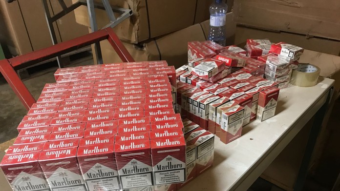 Nelegálna výrobňa cigariet