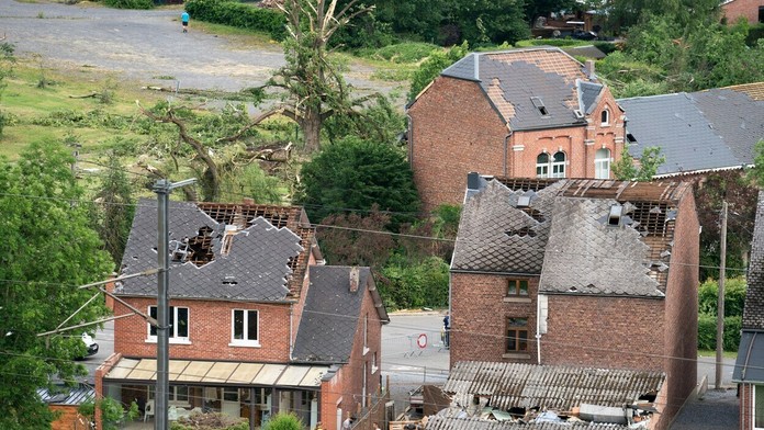 Tornádo v Belgicku