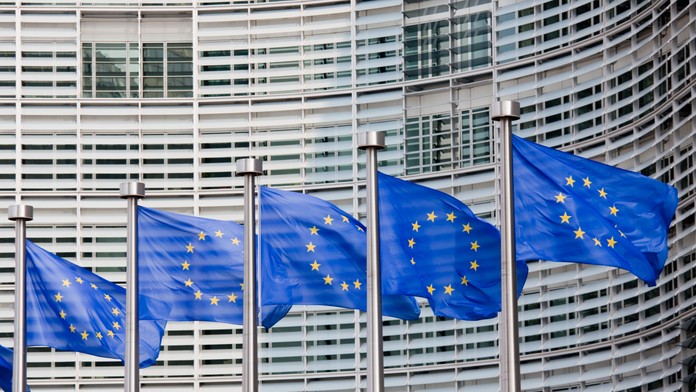 Vlajka Európskej únie.