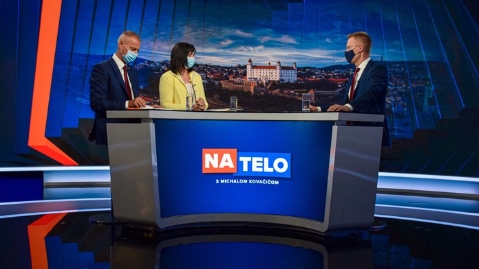 Richard Raši a Veronika Remišová v Na telo.