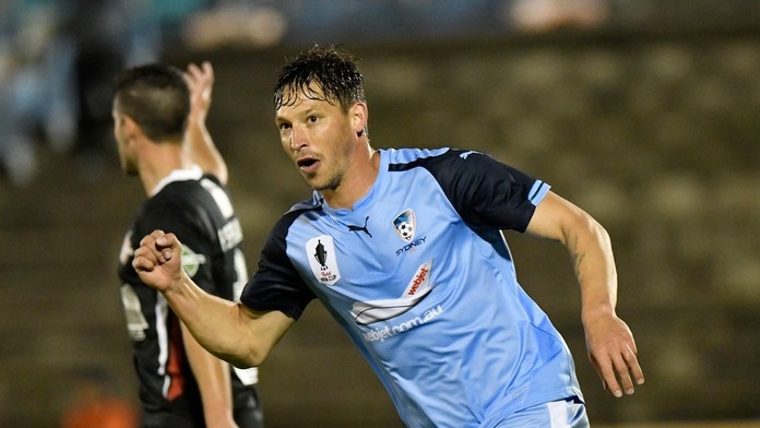 Filip Hološko sa raduje po svojom góle.