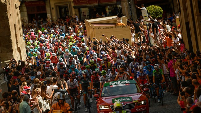 Cyklisti na Vuelte (ilustračná snímka).