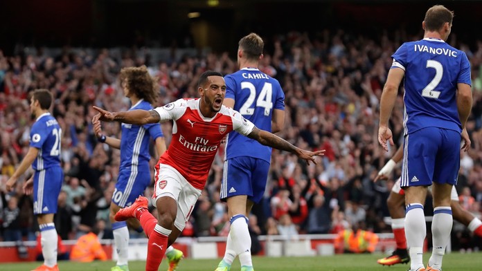 Theo Walcott autor druhého gólu.