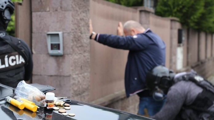 Zásah finančnej polície.