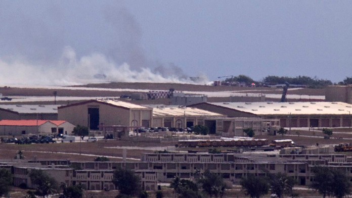 Na ostrove Guam sa zrútil americký strategický bombardér.