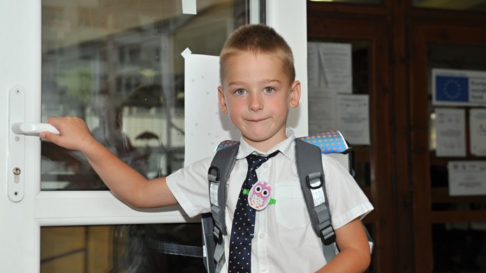 Na snímke prvák zo ZŠ Gaštanová v Žiline 