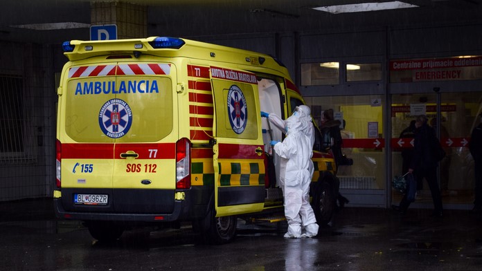 Urgentný príjem v nemocnici v Ružinove.