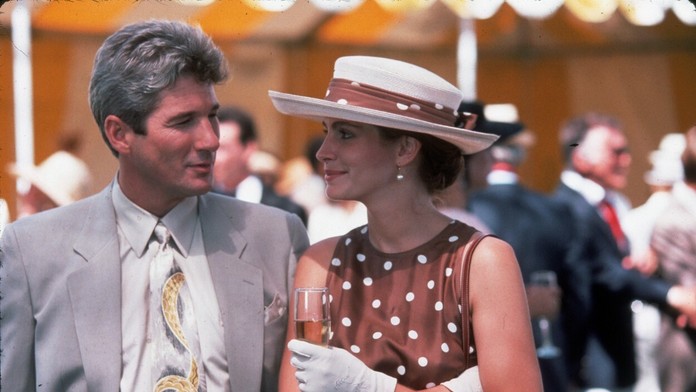 Julia Roberts a Richard Gere vo filme Pretty Woman.
