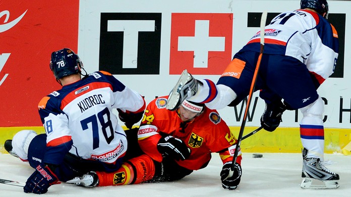 Hokejový reprezentant Kristián Kudroč na archívnej snímke.