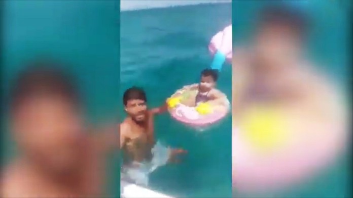 Zachránené dieťa.