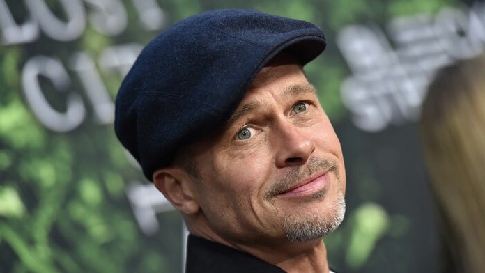 Brad Pitt na premiére filmu Stratené mesto Z