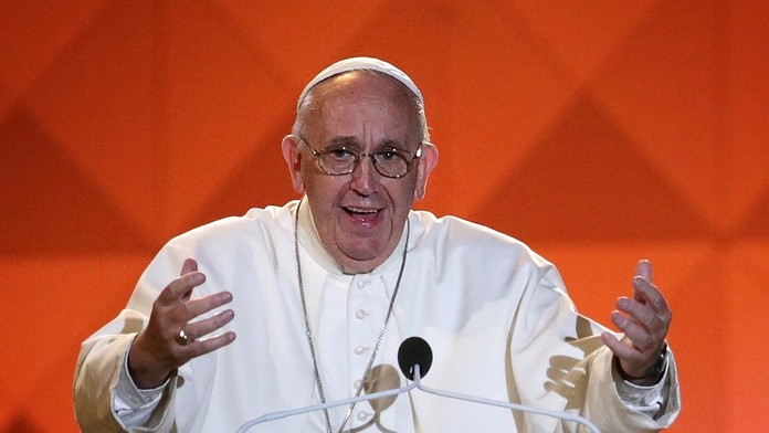 Pápež František vo Filadelfii.