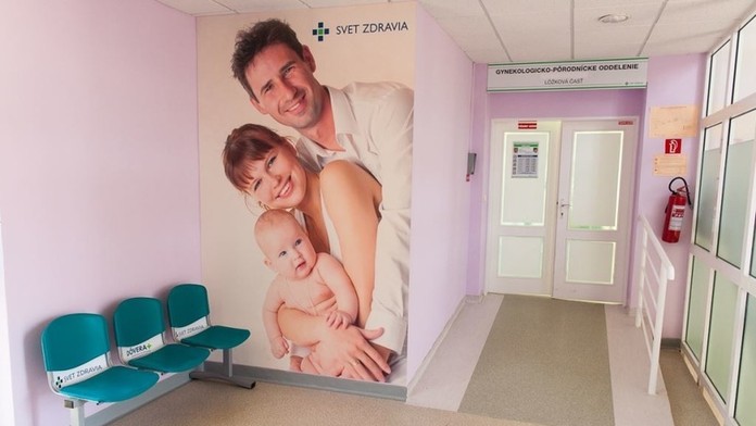 Gynekologicko-pôrodnícke oddelenie v nemocnici v Humennom.