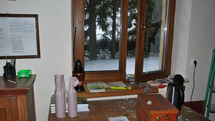 Krábež v kostole v Telgárte