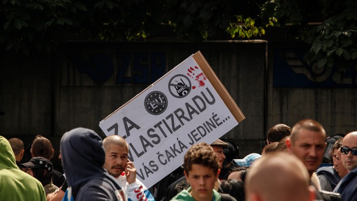 Protest a pochod "STOP islamizácii Európy" 20. júna 2015 v Bratislave