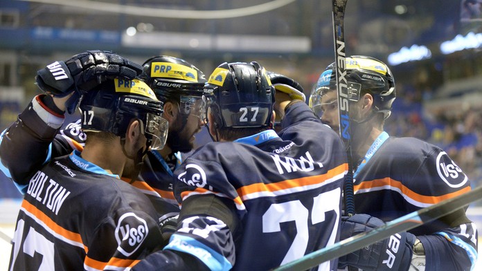 V dohrávanom zápase HC Košice - Dukla Trenčín nebola núdza o góly