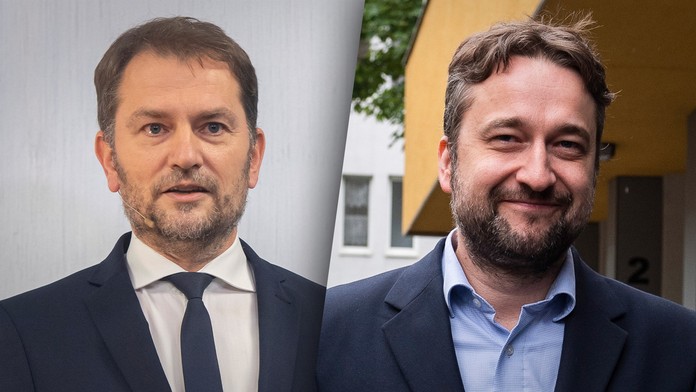 Igor Matovič a Ľuboš Blaha.