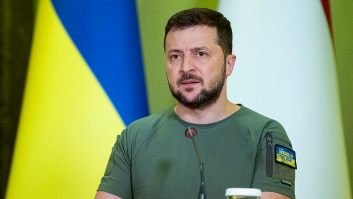 Ukrajinský prezident Volodymyr Zelenskyj.