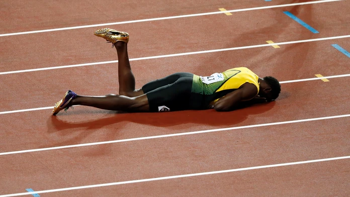 Zranený Jamajčan Usain Bolt