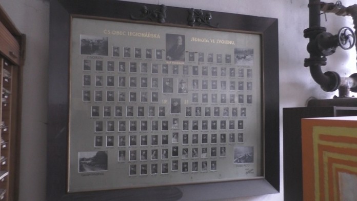 Legionárske tablo z obdobia prvej svetovej vojny