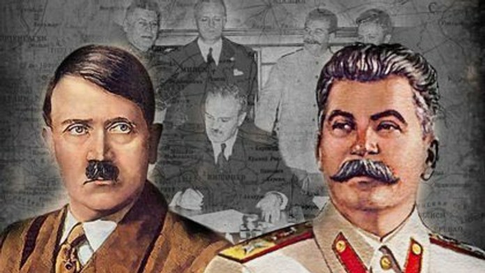 Podpísanie paktuRibbentrop-Molotov