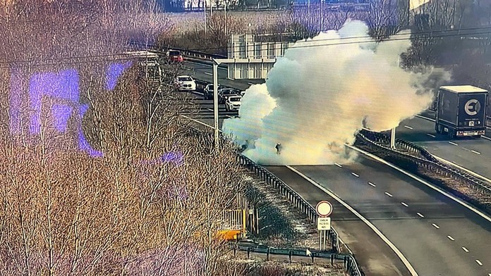 Autá v plameňoch: Na diaľnici D1 horeli dve vozidlá