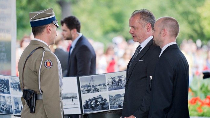 Prezident Andrej Kiska vo Varšave.