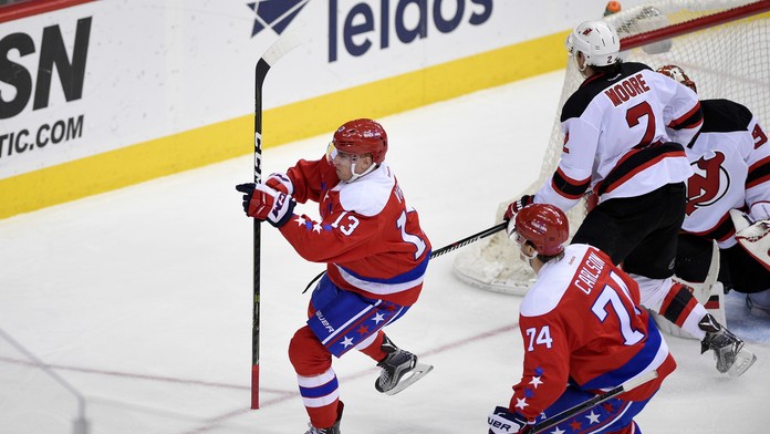 Čech Jakub Vrána oslavuje svoj gól.