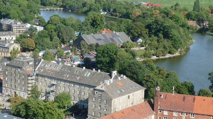 Pohľad na Christianiu zvrchu.