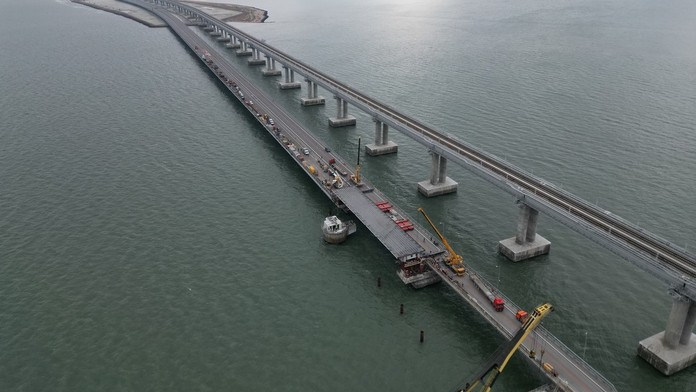 Oprava Kerčského mosta potrvá podstatne dlhšie, ako hovorili prvé odhady