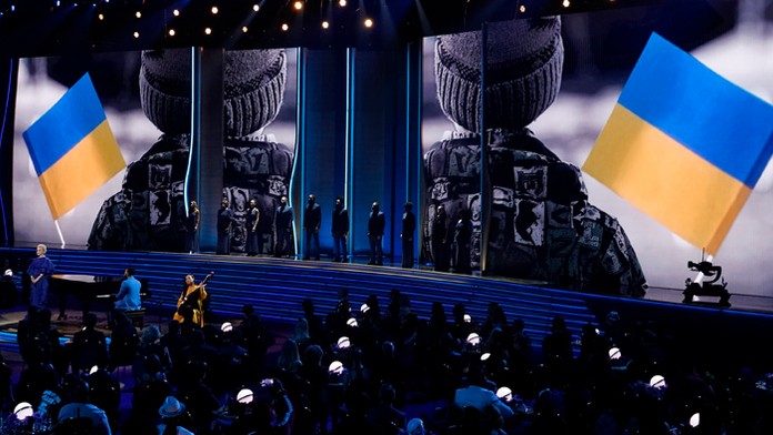 Ukrajinský prezident Volodymyr Zelenskyj vystúpil s videoposolstvom.